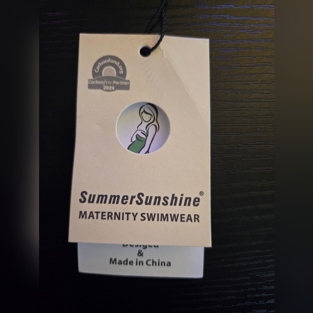 📣 Summershine 🌞 Maternity 🫄👶 One Piece🩱 Swimsuit 🏊 Size Large 🆕 Tags 🌞 - Picture 6 of 8